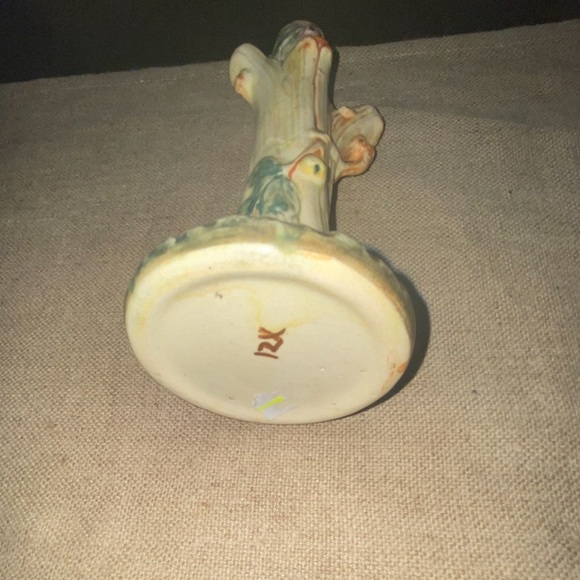 Vintage bud vase , Unique decor , tree trunk - Picture 5 of 9